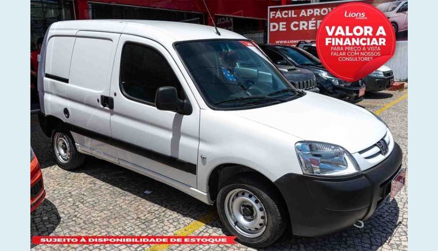 PEUGEOT PARTNER FURGAO 1.6 16V FLEX MANUAL 4P - BRANCO - 2018 Foto 1 (Grande)