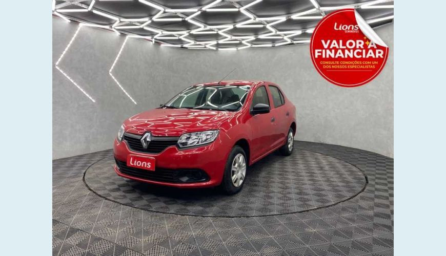 RENAULT LOGAN AUTHENTIQUE 1.0 12V FLEX MANUAL 4P - VERMELHO - 2018 Foto 1 (Grande)