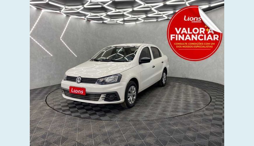 VOLKSWAGEN VOYAGE TRENDLINE 1.6 FLEX MANUAL 4P - BRANCO - 2018 Foto 1 (Grande)