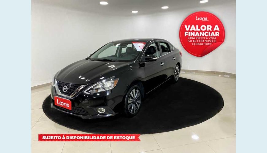 NISSAN SENTRA SV 2.0 16V FLEX AUT. 4P - PRETO - 2019 Foto 1 (Grande)