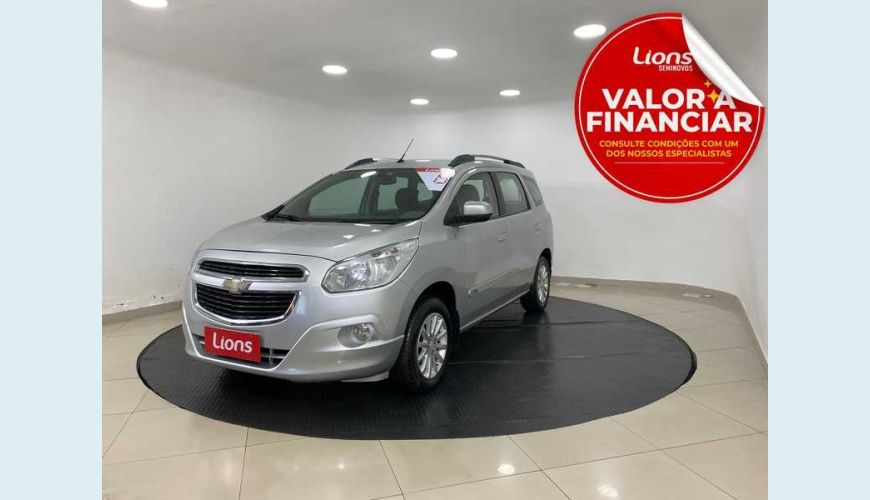 CHEVROLET SPIN LT 1.8 FLEX MANUAL 4P - PRATA - 2015 Foto 1 (Grande)