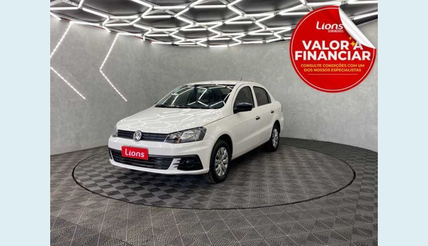 VOLKSWAGEN VOYAGE TRENDLINE 1.6 FLEX MANUAL 4P - BRANCO - 2018 Foto 1 (Grande)