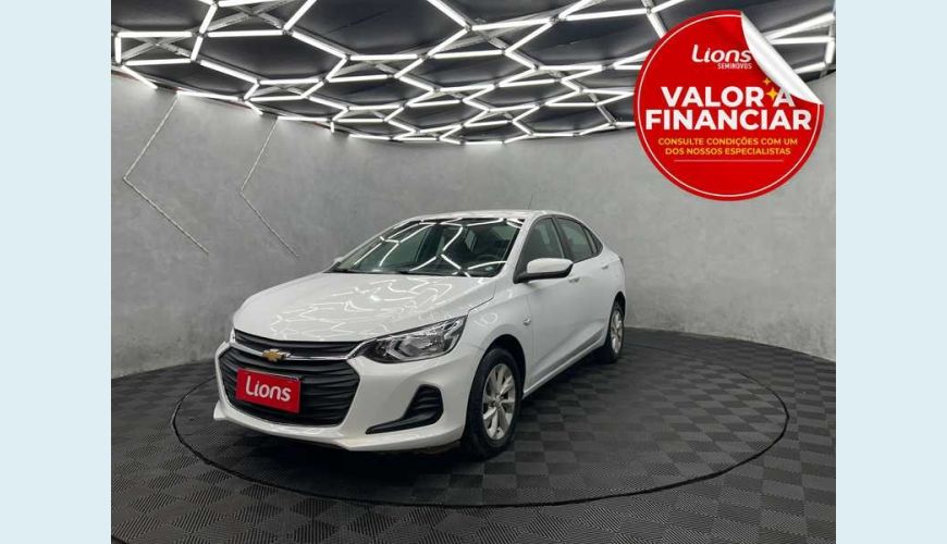 CHEVROLET ONIX PLUS 1.0 LT FLEX MANUAL 4P - BRANCO - 2022 Foto 1 (Grande)