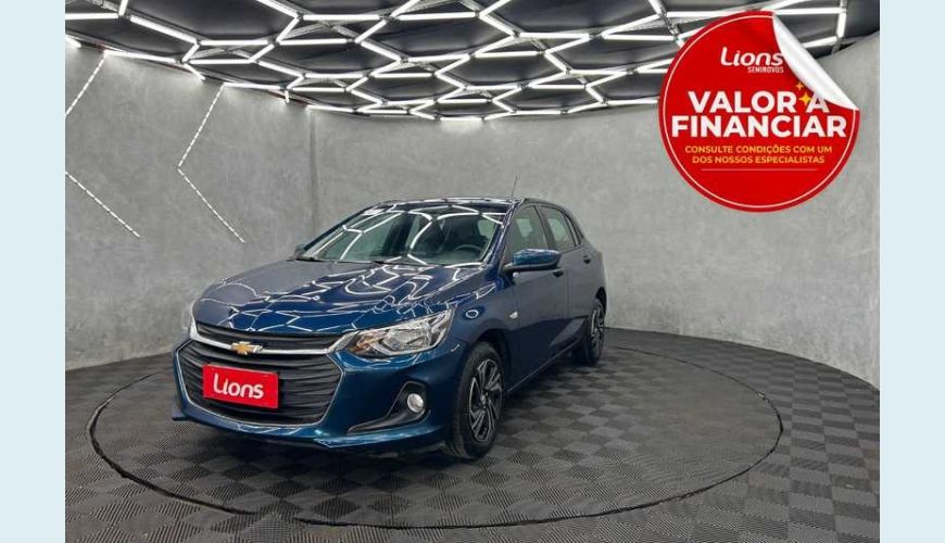 CHEVROLET ONIX LT 1.0 TURBO FLEX MANUAL 4P - AZUL - 2024 Foto 1 (Grande)