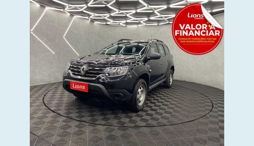 RENAULT DUSTER ZEN 1.6 16V FLEX MANUAL 4P - PRETO - 2022 Foto 1 (Grande)