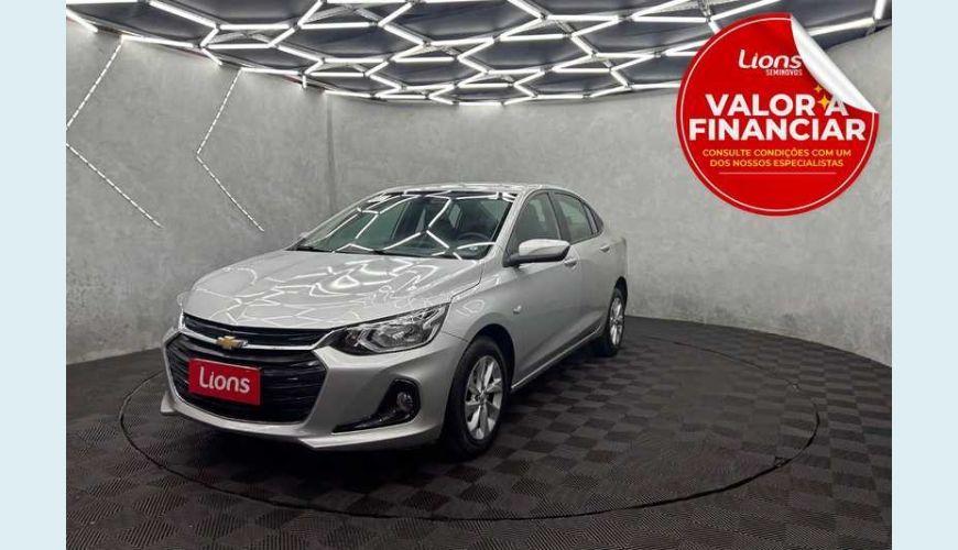 CHEVROLET ONIX PLUS LTZ TURBO 1.0 FLEX AUT. 4P - PRATA - 2021 Foto 1 (Grande)