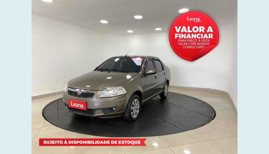 FIAT SIENA EL 1.4 8V FLEX MANUAL 4P - CINZA - 2014 Foto 1 (Grande)