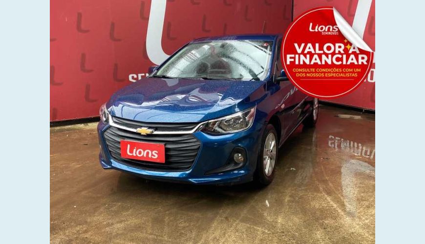 CHEVROLET ONIX PLUS 1.0 LTZ TURBO FLEX AUT. 4P - AZUL - 2021 Foto 1 (Grande)