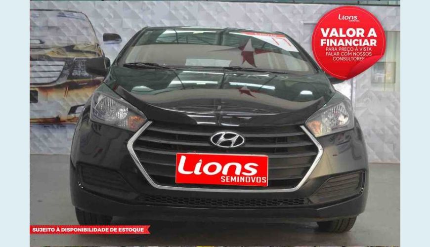 HYUNDAI HB 20 COMFORT PLUS TURBO 1.0 FLEX MANUAL 4P - PRETO - 2017 Foto 1 (Grande)