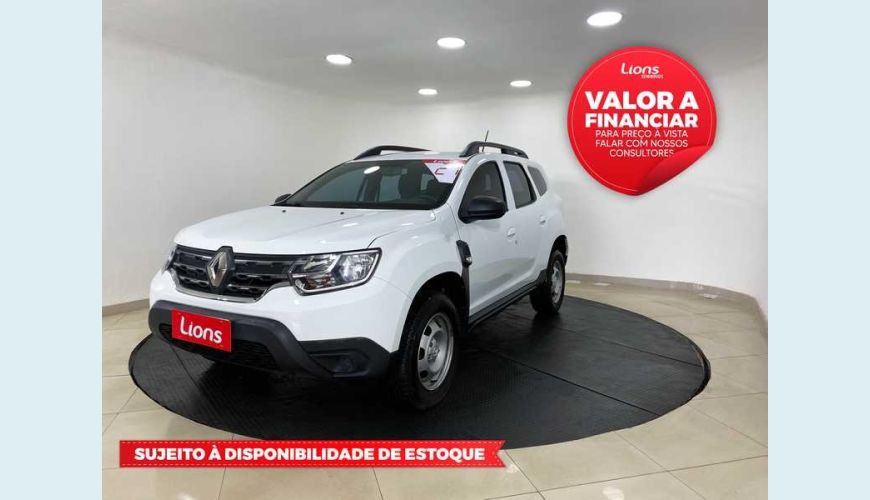 RENAULT RENAULT DUSTER ICONIC 1.6 16V FLEX MANUAL 4P - BRANCO - 2021 Foto 1 (Grande)
