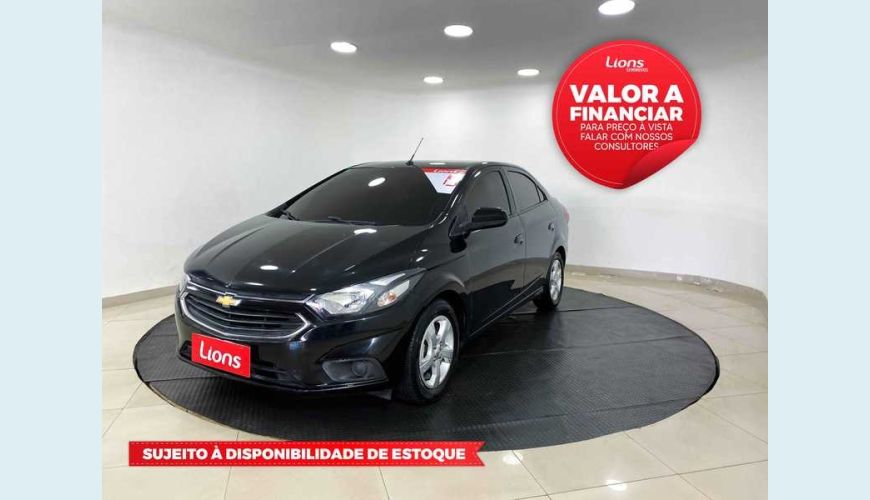 CHEVROLET PRISMA LT SPE/4 1.4 FLEX AUT. 4P - PRETO - 2019 Foto 1 (Grande)