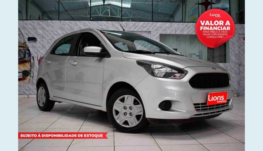 FORD KA SE PLUS 1.0 FLEX MANUAL 4P - PRATA - 2017 Foto 1 (Grande)