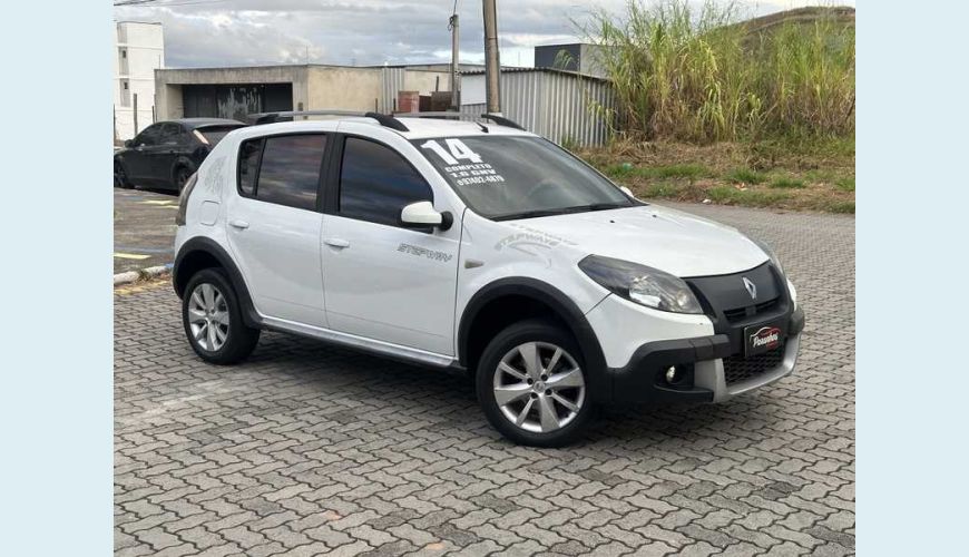 RENAULT SANDERO STEPWAY 1.6 8V FLEX MANUAL 4P - BRANCO - 2014 Foto 1 (Grande)