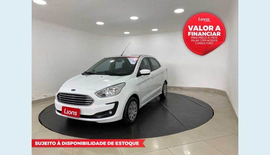 FORD KA SEDAN SE 1.5 12V FLEX MANUAL 4P - BRANCO - 2019 Foto 1 (Grande)