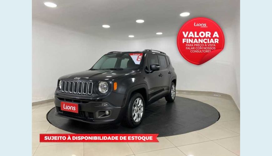 JEEP RENEGADE 1.8 FLEX AUT. 4P - PRETO - 2018 Foto 1 (Grande)