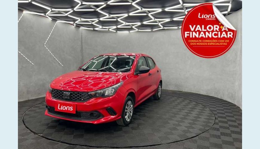 FIAT ARGO 1.0 FLEX MANUAL 4P - VERMELHO - 2021 Foto 1 (Grande)