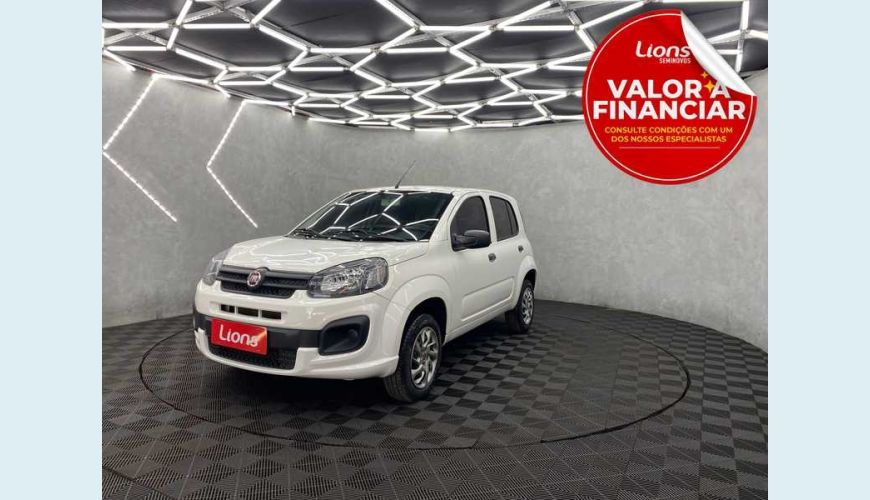 FIAT UNO ATTRACTIVE 1.0 FLEX MANUAL 4P - BRANCO - 2021 Foto 1 (Grande)