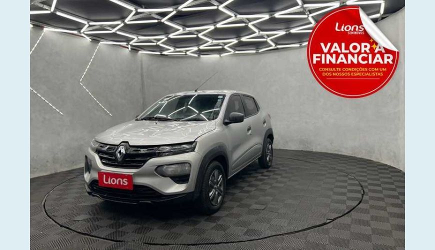 RENAULT KWID ZEN 1.0 12V SCE FLEX - PRATA - 2024 Foto 1 (Grande)