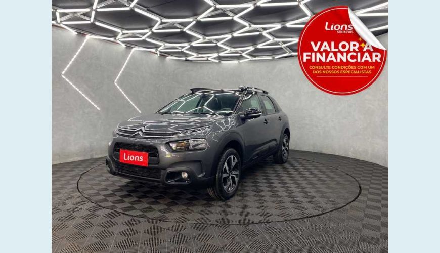 CITROËN C4 CACTUS SHINE 1.6 THP FLEX AUT. 4P - CINZA - 2022 Foto 1 (Grande)