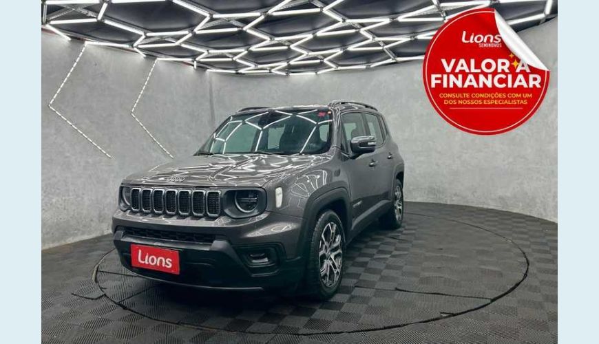 JEEP JEEP RENEGADE LONGITUDE T270 1.3 TURBO FLEX AUT. 4P - CINZA - 2024 Foto 1 (Grande)