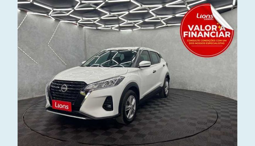 NISSAN KICKS ACTIVE 1.6 FLEX AUT. 4P - BRANCO - 2024 Foto 1 (Grande)
