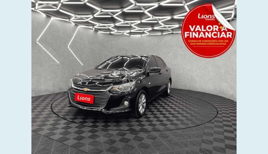 CHEVROLET ONIX PLUS LTZ TURBO 1.0 FLEX AUT. 4P - PRETO - 2022 Foto 1 (Grande)