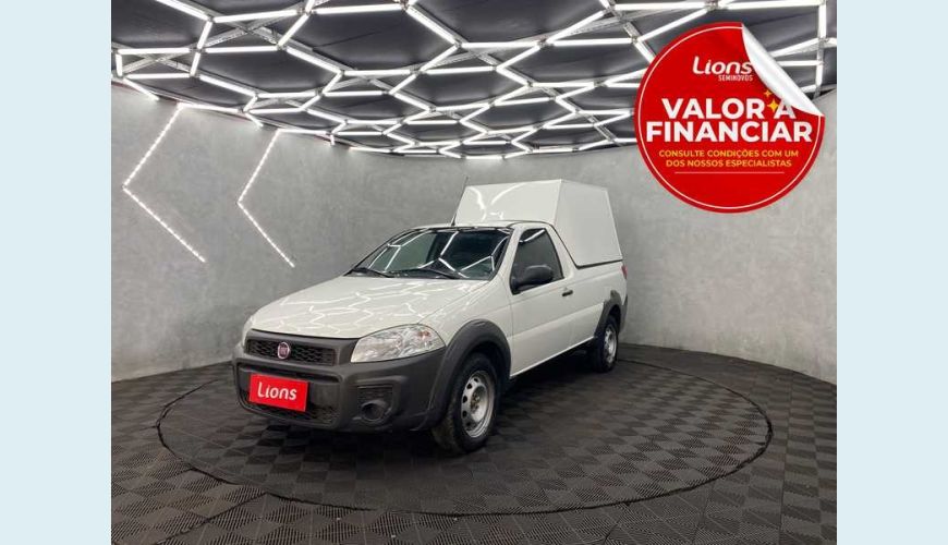 FIAT FIAT STRADA HARD WORKING CS 1.4 FLEX MANUAL 2P - BRANCO - 2020 Foto 1 (Grande)