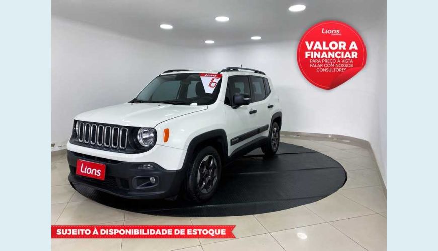 JEEP RENEGADE SPORT 1.8 4X2 FLEX - BRANCO - 2016 Foto 1 (Grande)