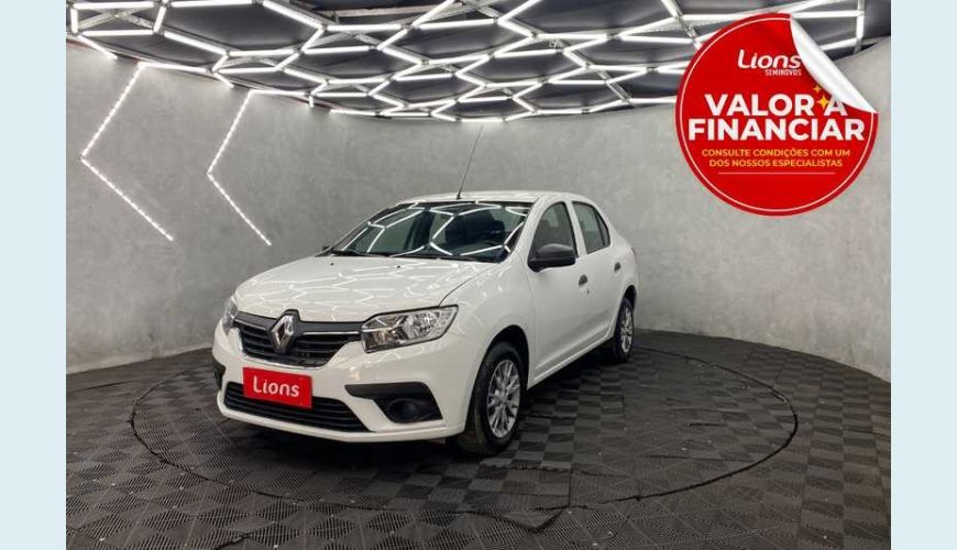 RENAULT LOGAN LIFE 1.0 12V SCE FLEX - BRANCO - 2023 Foto 1 (Grande)