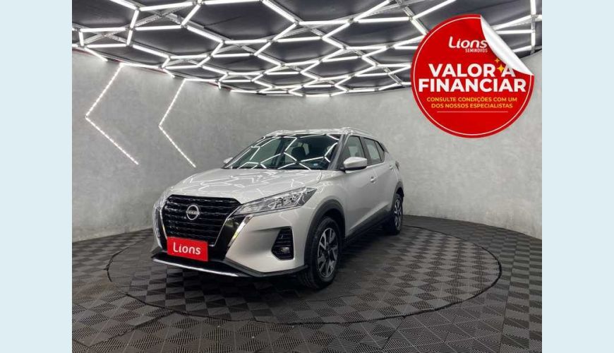 NISSAN KICKS SENSE 1.6 FLEX - PRATA - 2023 Foto 1 (Grande)