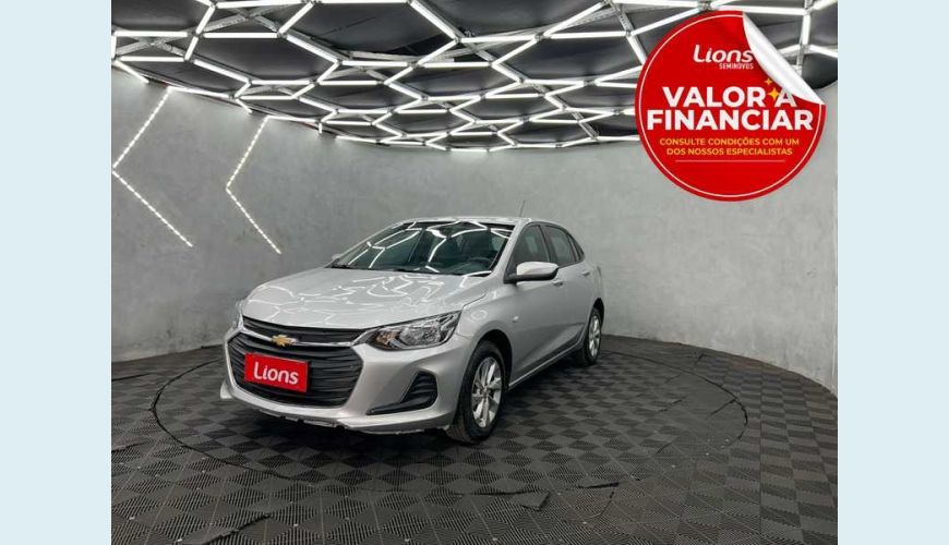 CHEVROLET ONIX LT 1.0 FLEX MANUAL 4P - PRATA - 2022 Foto 1 (Grande)