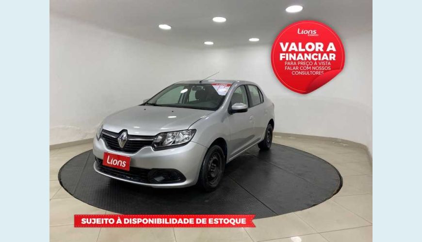 RENAULT RENAULT LOGAN EXPRESSION 1.6 8V FLEX MANUAL 4P - PRATA - 2016 Foto 1 (Grande)