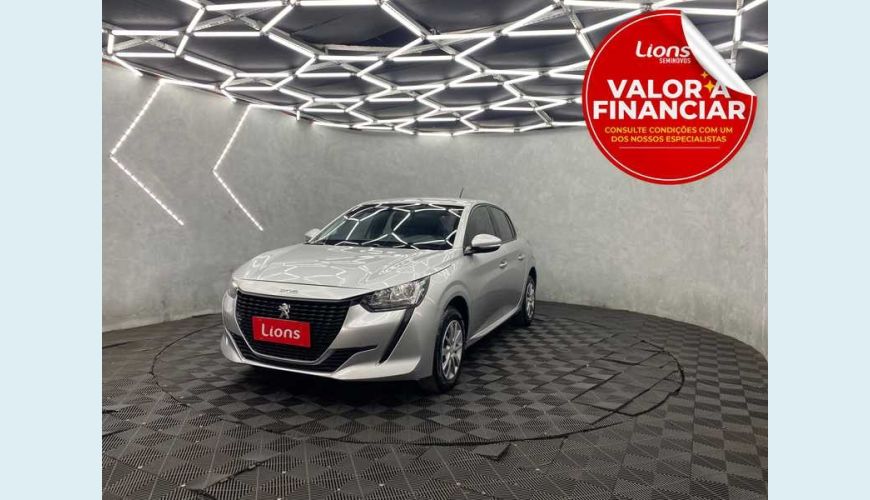 PEUGEOT 208 LIKE 1.6 FLEX MANUAL 4P - PRATA - 2021 Foto 1 (Grande)