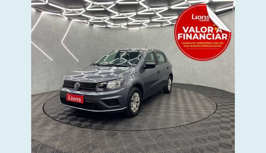 VOLKSWAGEN GOL 1.0 12V FLEX MANUAL 4P - CINZA - 2021 Foto 1 (Grande)
