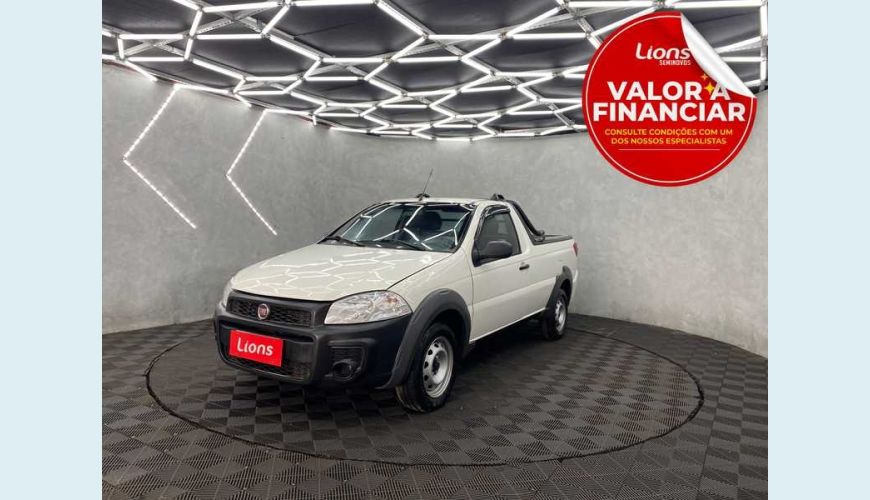 FIAT STRADA HARD WORKING 1.4 FLEX MANUAL 2P - BRANCO - 2020 Foto 1 (Grande)