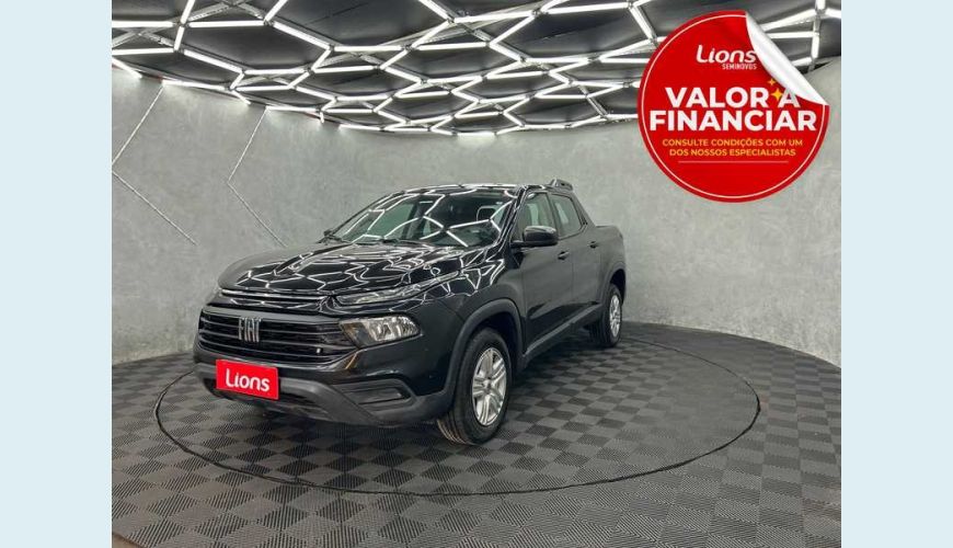 FIAT TORO ENDURANCE 1.3 TURBO FLEX AUT. 4P - PRETO - 2022 Foto 1 (Grande)