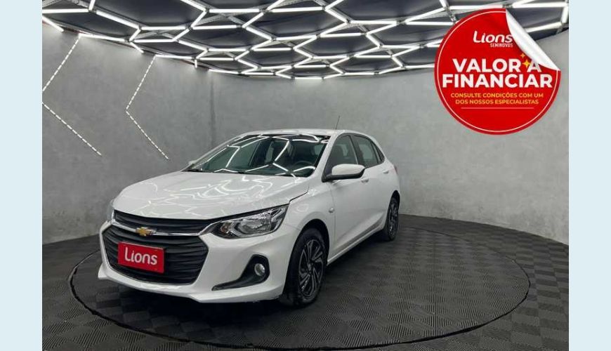 CHEVROLET ONIX LT 1.0 TURBO FLEX MANUAL 4P - BRANCO - 2024 Foto 1 (Grande)