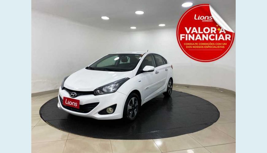 HYUNDAI HYUNDAI HB20S COMFORT STYLE 1.6 FLEX MANUAL 4P - BRANCO - 2015 Foto 1 (Grande)