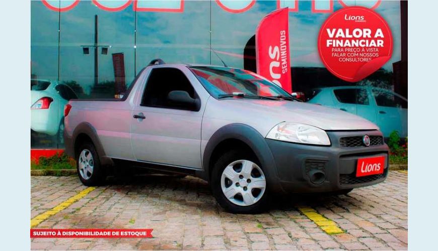 FIAT STRADA HARD WORKING CS 1.4 FLEX MANUAL 2P - PRATA - 2018 Foto 1 (Grande)