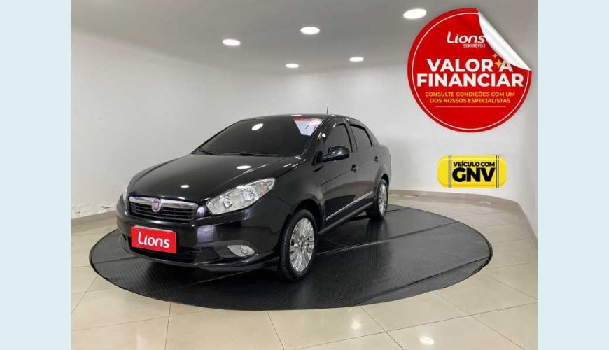 FIAT GRAND SIENA ESSENCE 1.6 16V FLEX MANUAL 4P - PRETO - 2014 Foto 1 (Grande)