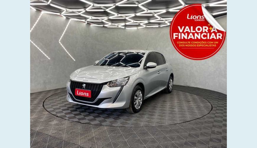 PEUGEOT 208 LIKE 1.6 FLEX MANUAL 4P - PRATA - 2022 Foto 1 (Grande)