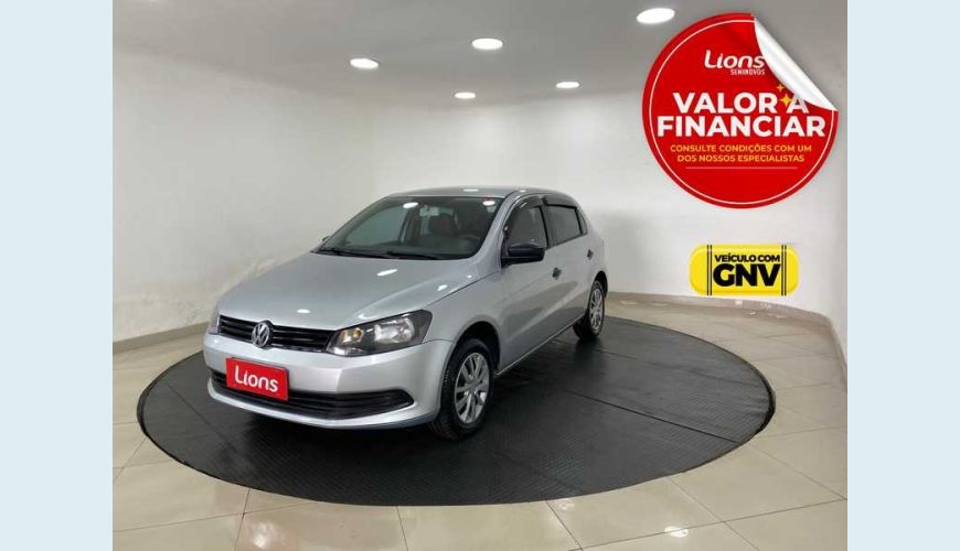 VOLKSWAGEN GOL TEC TRACK 1.0 FLEX MANUAL 4P - PRATA - 2014 Foto 1 (Grande)