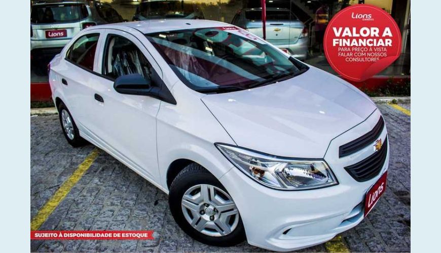 CHEVROLET PRISMA JOY 1.0 FLEX MANUAL 4P - BRANCO - 2019 Foto 1 (Grande)