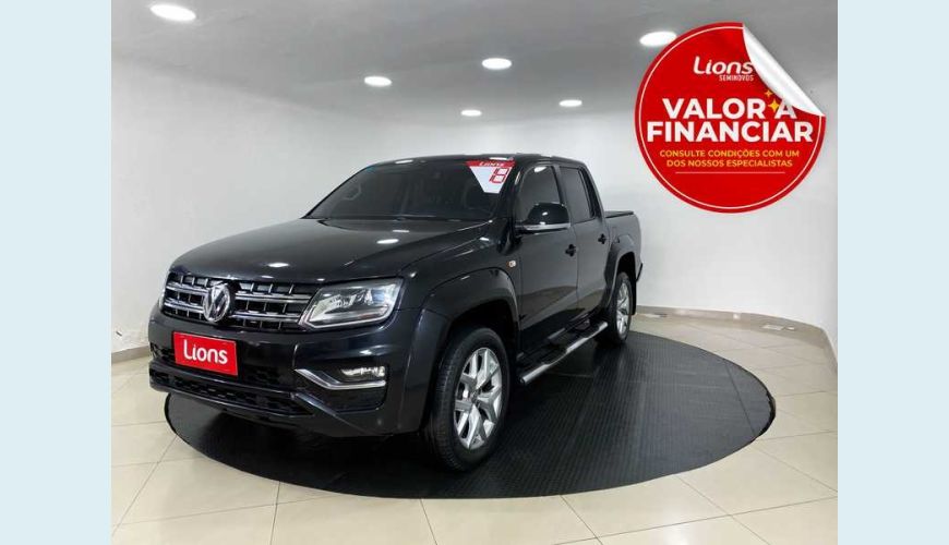 VOLKSWAGEN AMAROK HIGHLINE 2.0 TDI DIESEL AUT. 4P - PRETO - 2018 Foto 1 (Grande)