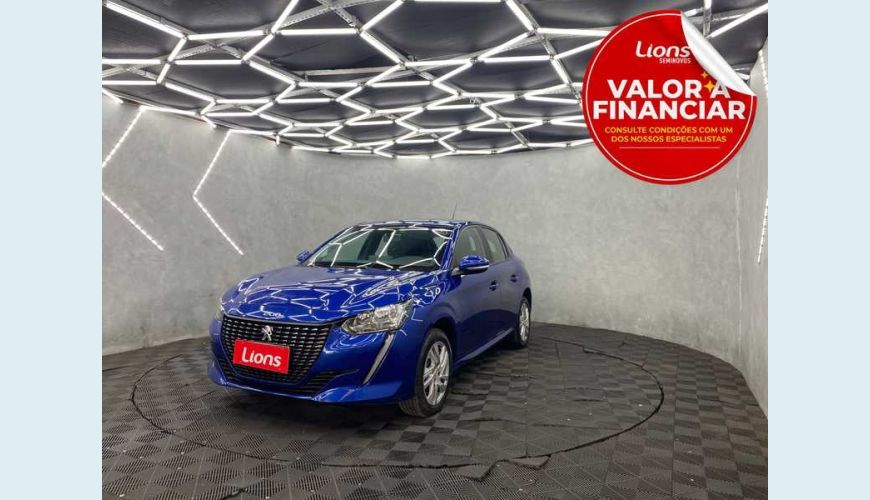 PEUGEOT 208 ACTIVE 1.6 16V FLEX MANUAL 4P - AZUL - 2022 Foto 1 (Grande)