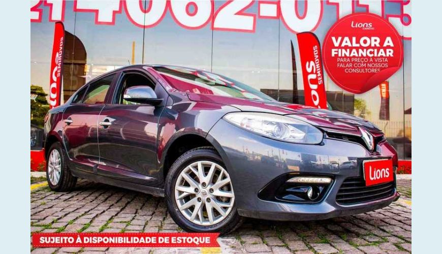 RENAULT FLUENCE 2.0 16V DYNAMIQUE FLEX - CINZA - 2015 Foto 1 (Grande)