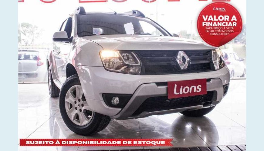 RENAULT DUSTER DYNAMIQUE 1.6 16V FLEX MANUAL 4P - BRANCO - 2017 Foto 1 (Grande)