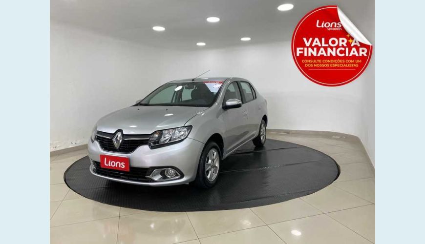 RENAULT LOGAN EXPRESSION 1.6 8V FLEX AUT. 4P - PRATA - 2017 Foto 1 (Grande)