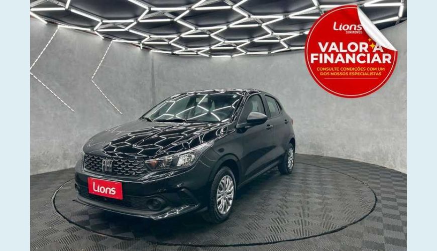 FIAT ARGO 1.0 FLEX MANUAL 4P - PRETO - 2021 Foto 1 (Grande)