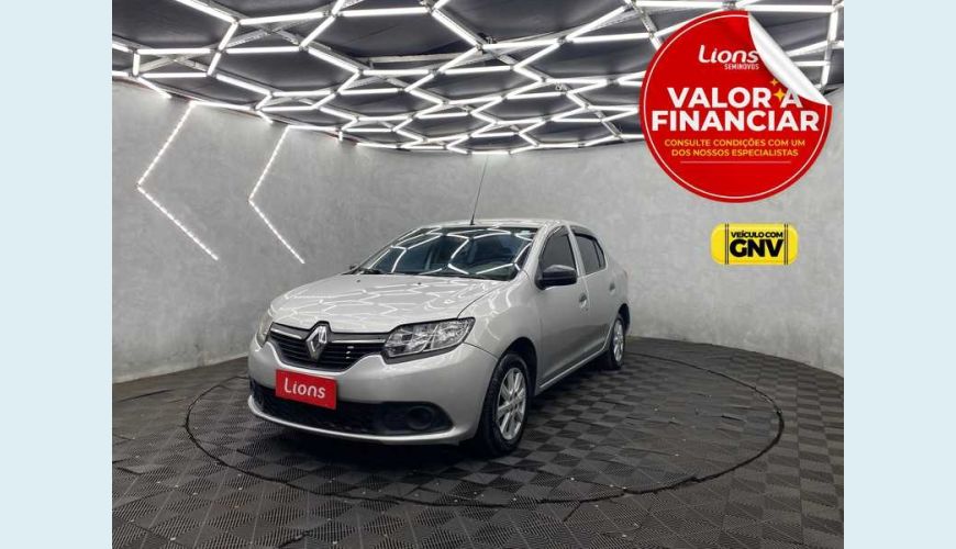 RENAULT LOGAN AUTHENTIQUE 1.0 12V SCE FLEX - PRATA - 2018 Foto 1 (Grande)